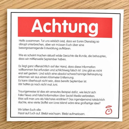 achtung